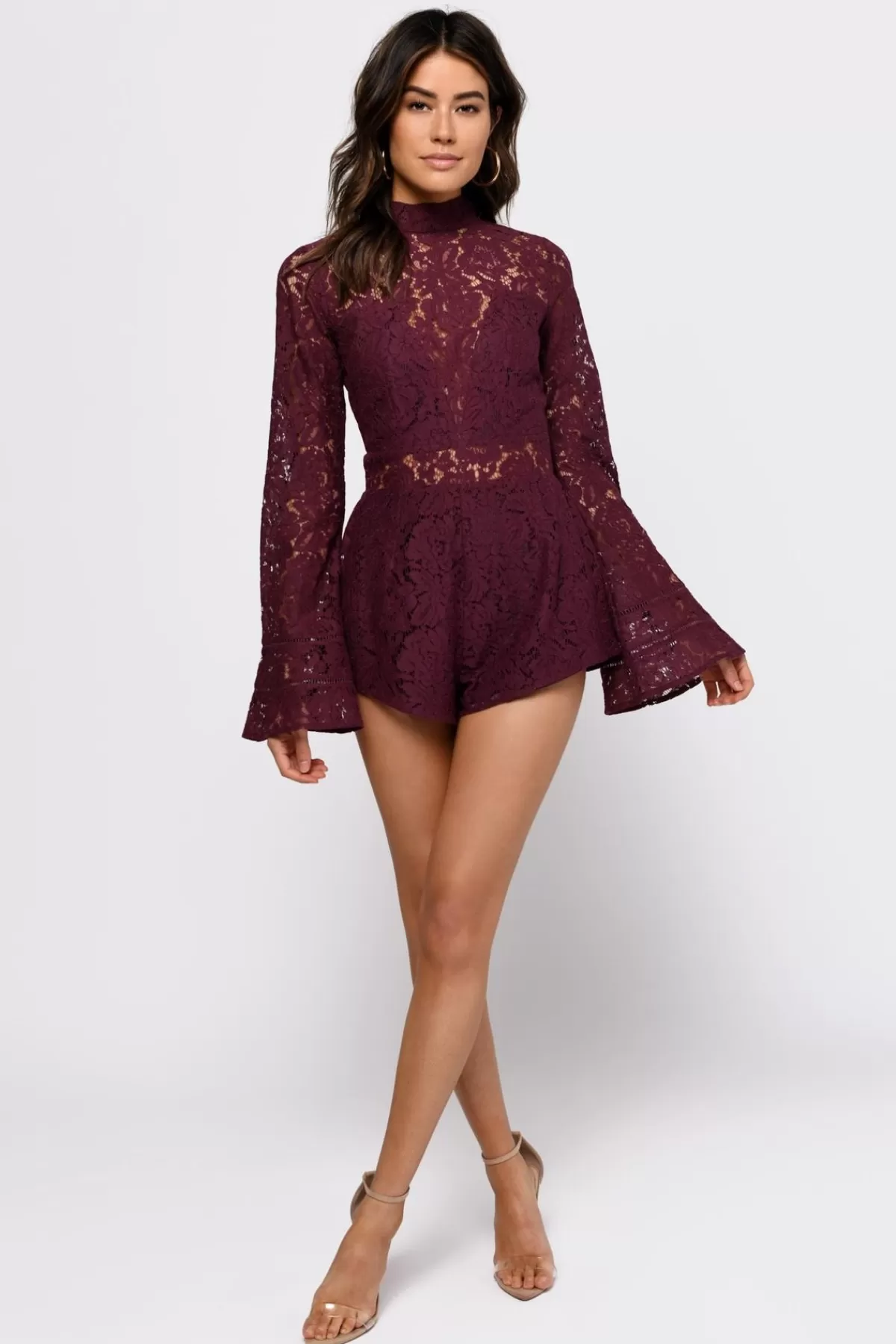 Tobi Wilhemenia Lace Romper - * Halloween Outfits | Valentines Day Outfits