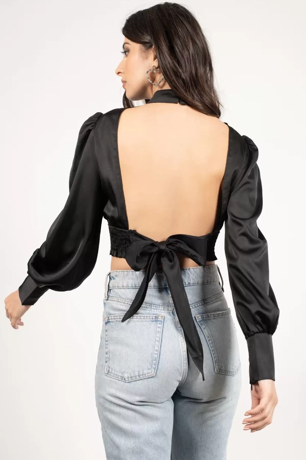 Tobi Xoana Backless Blouse - Emerald* Vacation Shop | Blouses & Shirts