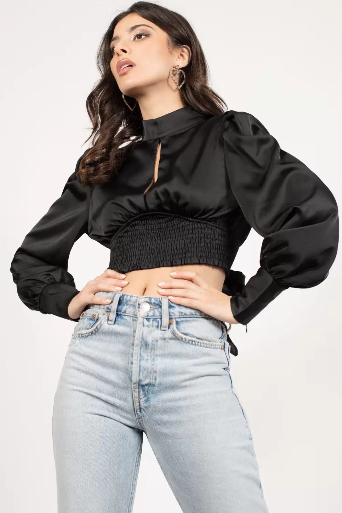 Tobi Xoana Backless Blouse - Emerald* Vacation Shop | Blouses & Shirts