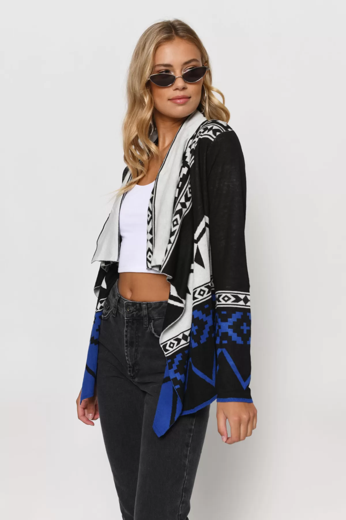 Tobi Yukon Coast Aztec Print Cardigan - * Long Sleeve Tops | Sweaters & Cardigans