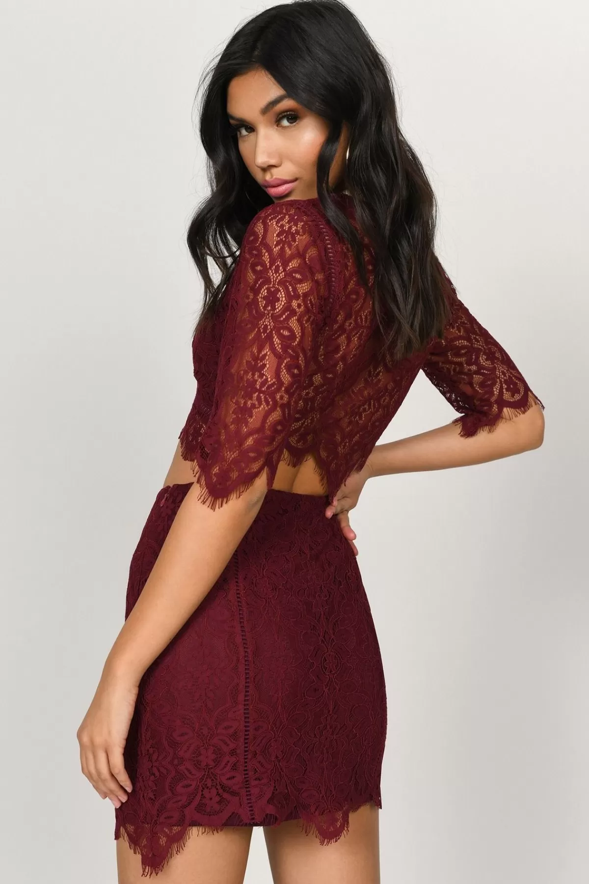 Tobi Yvonne Lace Mini Skirt - * Valentines Day Outfits | Halloween Outfits